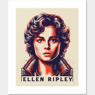 Retro Ellen Ripley Alien Fan Art Posters and Art